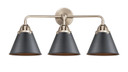 Bathroom Fixtures Three Lights by Innovations ( 405 | 288-3W-SN-M13-BK Nouveau 2 ) 