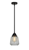 Mini Pendants Glass Down by Innovations ( 405 | 288-1S-BK-G142 Nouveau 2 ) 