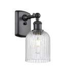 Sconces Single Glass by Innovations ( 405 | 516-1W-BK-G559-5SDY Ballston ) 
