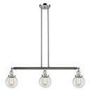 Linear/Island 3 Light Bar by Innovations ( 405 | 213-PC-G202-6-LED Franklin Restoration ) 
