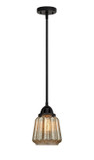 Mini Pendants Glass Down by Innovations ( 405 | 288-1S-BK-G146-LED Nouveau 2 ) 