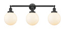 Bathroom Fixtures Three Lights by Innovations ( 405 | 205-OB-G201-8 Franklin Restoration ) 
