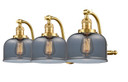 Bathroom Fixtures Three Lights by Innovations ( 405 | 515-3W-SG-G73 Franklin Restoration ) 