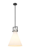 Pendants Glass Down by Innovations ( 405 | 411-1SL-BK-G411-14WH Downtown Urban ) 