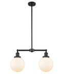 Linear/Island 2 Light Bar by Innovations ( 405 | 209-BK-G201-8 Franklin Restoration ) 