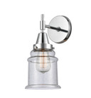 Sconces Single Glass by Innovations ( 405 | 447-1W-PC-G184-LED Caden ) 