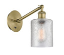 Sconces Single Glass by Innovations ( 405 | 317-1W-AB-G112 Ballston ) 