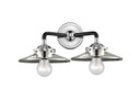Bathroom Fixtures Two Lights by Innovations ( 405 | 284-2W-BPN-M1-PN Nouveau ) 