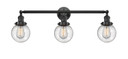 Bathroom Fixtures Three Lights by Innovations ( 405 | 205-OB-G204-6-LED Franklin Restoration ) 