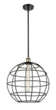 Pendants Open Frame by Innovations ( 405 | 516-1S-BAB-CE-16-BK Ballston ) 