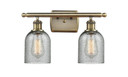 Bathroom Fixtures Two Lights by Innovations ( 405 | 516-2W-AB-G257 Ballston ) 