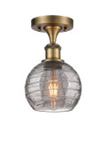 Semi-Flush Mts. Glass Down by Innovations ( 405 | 516-1C-BB-G1213-6SM Ballston ) 