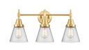 Bathroom Fixtures Three Lights by Innovations ( 405 | 447-3W-SG-G64-LED Caden ) 