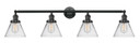 Bathroom Fixtures Four Lights by Innovations ( 405 | 215-BK-G42-LED Franklin Restoration ) 