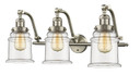 Bathroom Fixtures Three Lights by Innovations ( 405 | 515-3W-SN-G182-LED Franklin Restoration ) 