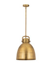 Pendants Metal Shade by Innovations ( 405 | 410-1SL-BB-M412-14BB Downtown Urban ) 