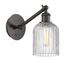 Sconces Single Glass by Innovations ( 405 | 317-1W-OB-G559-5CL Ballston ) 