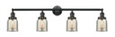Bathroom Fixtures Four Lights by Innovations ( 405 | 215-BK-G58 Franklin Restoration ) 