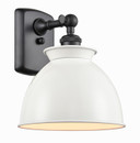 Sconces Metal by Innovations ( 405 | 516-1W-BK-M14-W Ballston ) 