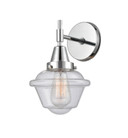 Sconces Single Glass by Innovations ( 405 | 447-1W-PC-G534-LED Caden ) 