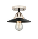 Semi-Flush Mts. Glass Down by Innovations ( 405 | 288-1C-BPN-M6-BK-LED Nouveau 2 ) 