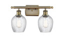 Bathroom Fixtures Two Lights by Innovations ( 405 | 516-2W-AB-G292-LED Ballston ) 