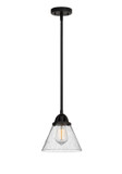 Mini Pendants Glass Down by Innovations ( 405 | 288-1S-BK-G44-LED Nouveau 2 ) 