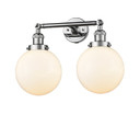 Bathroom Fixtures Two Lights by Innovations ( 405 | 208-PC-G201-8-LED Franklin Restoration ) 