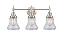 Bathroom Fixtures Three Lights by Innovations ( 405 | 447-3W-SN-G192-LED Caden ) 
