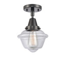 Semi-Flush Mts. Glass Down by Innovations ( 405 | 447-1C-BK-G532 Caden ) 