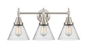 Bathroom Fixtures Three Lights by Innovations ( 405 | 447-3W-SN-G44 Caden ) 