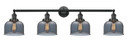 Bathroom Fixtures Four Lights by Innovations ( 405 | 215-BK-G73 Franklin Restoration ) 