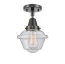 Semi-Flush Mts. Glass Down by Innovations ( 405 | 447-1C-BK-G534 Caden ) 