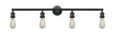 Bathroom Fixtures Four Lights by Innovations ( 405 | 215-BK-LED Franklin Restoration ) 