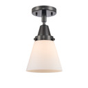 Semi-Flush Mts. Glass Down by Innovations ( 405 | 447-1C-BK-G61 Caden ) 