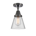 Semi-Flush Mts. Glass Down by Innovations ( 405 | 447-1C-BK-G62 Caden ) 