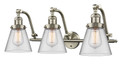 Bathroom Fixtures Three Lights by Innovations ( 405 | 515-3W-SN-G62-LED Franklin Restoration ) 