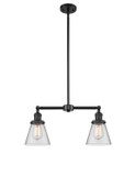 Mid. Chandeliers Glass Down by Innovations ( 405 | 209-BK-G62 Franklin Restoration ) 