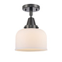 Semi-Flush Mts. Glass Down by Innovations ( 405 | 447-1C-BK-G71 Caden ) 