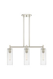Linear/Island 3 Light Bar by Innovations ( 405 | 434-3I-PN-G434-12CL Downtown Urban ) 