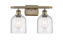 Bathroom Fixtures Two Lights by Innovations ( 405 | 516-2W-AB-G558-6SDY Ballston ) 