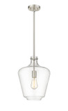 Pendants Glass Down by Innovations ( 405 | 493-1S-SN-G502-12-LED Norwalk ) 