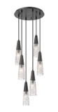 Pendants Multi-port/Cascade by Innovations ( 405 | 322-6P-BK-G322-3CL Amherst Brook ) 