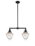 Linear/Island 2 Light Bar by Innovations ( 405 | 209-BK-G664-7 Franklin Restoration ) 