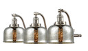 Bathroom Fixtures Three Lights by Innovations ( 405 | 515-3W-SN-G78 Franklin Restoration ) 