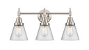 Bathroom Fixtures Three Lights by Innovations ( 405 | 447-3W-SN-G64-LED Caden ) 