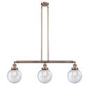 Linear/Island 3 Light Bar by Innovations ( 405 | 213-AC-G204-8 Franklin Restoration ) 