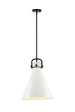 Pendants Metal Shade by Innovations ( 405 | 410-1SL-BK-M411-14W Downtown Urban ) 
