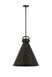 Pendants Metal Shade by Innovations ( 405 | 410-1SL-BK-M411-18BK Downtown Urban ) 