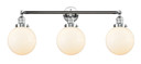 Bathroom Fixtures Three Lights by Innovations ( 405 | 205-PC-G201-8-LED Franklin Restoration ) 